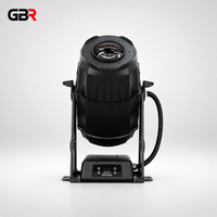 Projecteur LED Zoom Gobo d'extérieur IP65 800W/1000W avec mélange de couleurs CMY+CTO et obturateur de cadrage Huracan pour théâtre, événements et scène