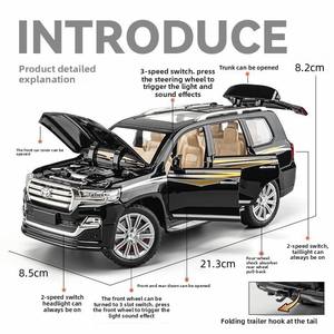 Simulation 1/24 Hardcore Off Road Collection de voitures en alliage de qualité modèle de voiture en alliage - Product Image 3