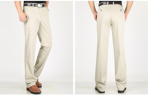 <span class=keywords><strong>Pantalones</strong></span> Casuales de <span class=keywords><strong>Hombre</strong></span>, Corte <span class=keywords><strong>Slim</strong></span> <span class=keywords><strong>Fit</strong></span>, Estilo Moderno 2022, Color Caqui - Product Image 6