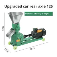 Nouvelle machine à granulés d'aliments en acier allié 220V 200kg/h pour poulet, canard, oie, porc, vache, mouton, petit granulateur domestique
