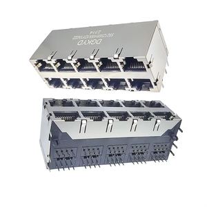 <span class=keywords><strong>Rj45</strong></span> cổng mạng ổ cắm 2x5 cổng 8P8C Modular <span class=keywords><strong>jack</strong></span> cắm đa cổng không có đèn mùa xuân mảnh <span class=keywords><strong>RJ45</strong></span> kết nối - Product Image 1