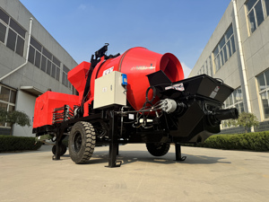 Bomba Mezcladora de Concreto JBT40-11R de <span class=keywords><strong>40m</strong></span>³/h con Motor Diésel para Construcción de Edificios - Product Image 1