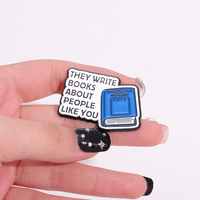 Libros sobre personas como tú, alfileres esmaltados, broches ingleses americanos europeos, accesorios de ropa, insignia al por mayor