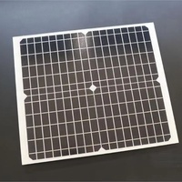 Panel Surya Monokristalin Sunfield SFED-G5M 5W 12V dengan Efisiensi 23% untuk Pengisian Baterai Perahu, RV, Pembuka Gerbang, dan Pagar