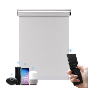 Muestra Gratuita de Cortinas Enrollables Inteligentes con Control por <span class=keywords><strong>Interruptor</strong></span> Tuya Zigbee, Fabricadas con Tela Impermeable y con Bloqueo Total de Luz Solar - Product Image 6