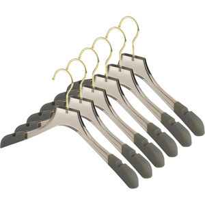 Wholesale <b>Hanger</b> Customized LOGO Suit Coat <b>Hanger</b> Plastic <b>Hangers</b> for Clothing Store - Product Image 1