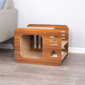 Casa para Gatos PB con Comedero de Porcelana Integrado, Diseño Moderno para Sala de Estar, Duradera y Transpirable, Venta al por Mayor de Fábrica - Product Image 2