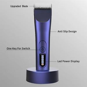 शक्तिशाली मोटर 7500 और 8000spm कुत्ते बालों की क्लिपर कुत्ते को तैयार करने वाली क्लिपर्स पेशेवर त्वरित चार्जिंग बिल्ली बाल क्लिपर - Product Image 5