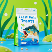 Pochette résistante à l'humidité durable et sûre pour le stockage des aliments pour animaux de compagnie pour le stockage des grains de poisson chat chien oiseau