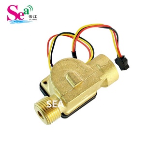 Lưu Lượng Kế Tua Bin Đồng Thau SEA 1/2 '', Cảm Biến Máy Nước Nóng Năng Lượng Mặt Trời NPN Pulse 1-25L/PHÚT YF-B20 - Product Image 2