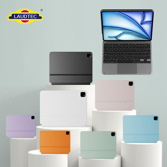 Customized Logo and Packaging Ultra Thin and Waterproof Aluminum Alloy Magnetic Keyboard Case for 10.9 "11" 12.9 "13" iPad