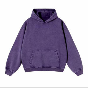 कस्टम हैवीवेट 420 जीज्म ओवरसाइज हूडेड पल्लोवर विंटेज परेशान एसिड वॉश क्रेवगर्दन टेरी कपड़े 100% कपास गंध की आपूर्ति - Product Image 3