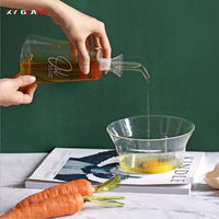 Distributeur de verre borosilicaté fait main vinaigre d'huile d'olive de cuisine classique