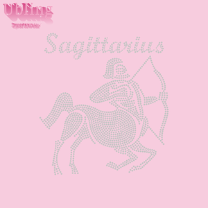 Vendita calda stabile strass disegni di trasferimento personalizzato ferro zodiacale su strass trasferimenti per maglietta - Product Image 6