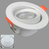 5W Globe Oculaire Ceilling Leins Feux Dimmable Encastré Lumières CCT Réglable 3000K-4000K-6500K