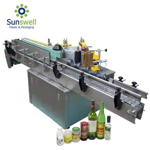 Mesin Label Lem Basah Otomatis Penuh Multifungsi untuk Deterjen Penggunaan Makanan Minuman Pabrik Penggunaan Tanaman Turki