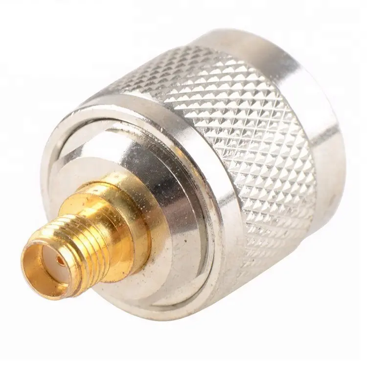 Nickel Plating N Plug Male To Gold Plating Jack SMA Female Connector Adapter