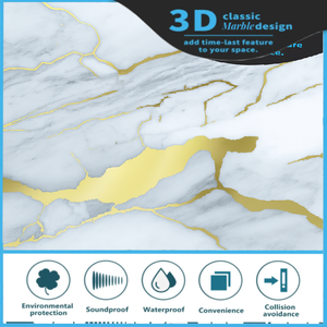 Bulk Decorative Foam Wall Panels Self <strong>Adhesive</strong> Waterproof Soundproof Boards for Hotel Office Commercial Projects - Product Image 2