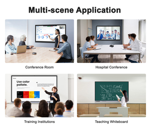 65 75 86 lavagna intelligente lavagna a schermo piatto interattivo da 98 100 pollici Touch Screen per la scuola - Product Image 5