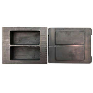 Moules de lingot faits sur commande de graphite de résistance à l'usure avec la couverture pour le métal - Product Image 1