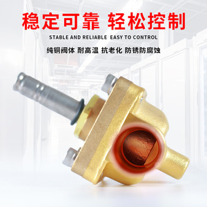 Vanne solénoïde de type SV Hongsen 1 pouce CA 220 V pour la coupure de réfrigérant, vanne de contrôle pour la climatisation des entrepôts frigorifiques - Product Image 4