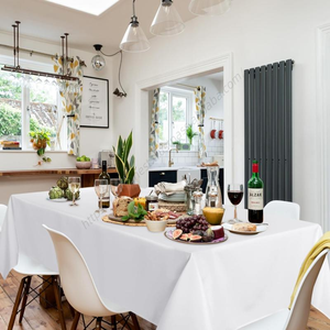 Mantel Rectangular Redondo de Poliéster 100% al por Mayor, Mantel de Lujo para Bodas, Manteles Rectangulares para Restaurante - Product Image 5