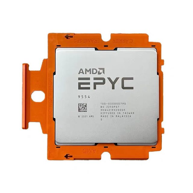 New Genuine AMD EPYC 9554 Server Processor, 64 Cores, 128 Threads, 3.10GHz, 256MB Cache, 360W