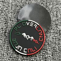 Patch logo PVC personnalisé 3D souple, design dessin animé, pour chapeau, petit patch PVC personnalisé, patch en caoutchouc, logo thermocollant pour vêtements
