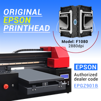 Printer UV Flatbed Refinecolor Ukuran A3 Terkecil 6 Warna, Mesin Cetak Casing Ponsel Impresora Ultravioleta, Printer Inkjet
