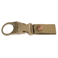 Kit de survie tactique de bonne qualité, multifonctionnel, avec boucle de fixation pour bouteille en nylon imperméable, clip portable pour bouteille d'eau, anneau pour bouteille d'eau pour l'extérieur