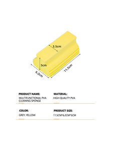 Éponge PVA anti-rayures réutilisable Brosse de nettoyage de <span class=keywords><strong>voiture</strong></span> Effaceur anti-poussière magique pour comptoirs <span class=keywords><strong>d</strong></span>'aération Fenêtres et rails en verre - Product Image 3