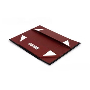 Hotsale Custom Logo Magnetic Flip <b>Box</b>: <b>Black</b> & Red Branded Premium Gift/Cosmetics Packaging - Product Image 4