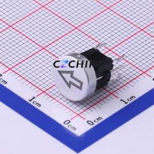 K6-6162D04 Tactile Switch Through hole Component (THT) Switch 1.6N Through Hole 10mm 50mA - Product Image 1