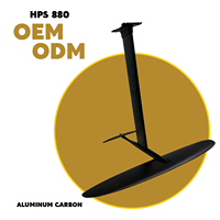 Planche de surf hydrofoil en aluminium et carbone GY HPS 880, kit Downwind Efoil, noir, stable