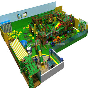 Sân Chơi Trong Nhà Kế Hoạch Kinh Doanh Nhựa Jungle Gym Với <span class=keywords><strong>Slide</strong></span> - Product Image 2