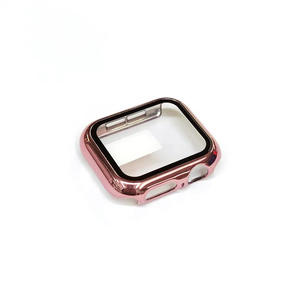 Cubierta de cristal de moda para <span class=keywords><strong>Apple</strong></span> <span class=keywords><strong>Watch</strong></span> Case 45mm 46mm 44mm 40mm 42mm Protector de pantalla de parachoques para IWatch Serie 10 9 8 7 6 Accesorios - Product Image 5