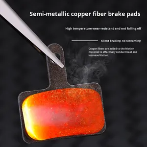 Plaquettes de frein semi-métalliques pour VTT <span class=keywords><strong>BB5</strong></span> M355 M446 Plaquettes de frein à disque à huile Chine - Product Image 2