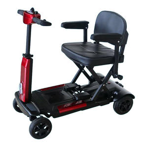 Lichtgewicht opvouwbare elektrische vierwiel-scooter voor ouderen, met trapondersteuning voor het instappen in vliegtuigen, rollator - Product Image 6