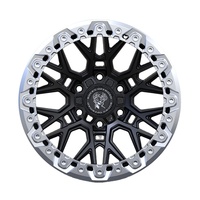 Rines de Aleación Personalizados de 5 y 6 Birlos, 17x8.5 18x8.5, 4x4, Plateados, con Beadlock, para Lexus LX570 LX600, Toyota Hilux, Tacoma, 4Runner