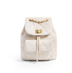 Women's <b>Bag</b> Quilted PU Leather Small Chain Designer Shoulder <b>Bag</b> Women's Notebook <b>Backpack</b> - Product Image 3