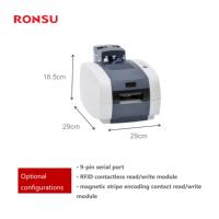 Impresora Codificadora de Tarjetas NFC RFID Industrial, 300DPI, Impresión Térmica Directa, Máquina de Impresión de Tarjetas Inteligentes de PVC y PET para Tarjetas de Hotel