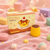 Jouet anti-stress en forme de savon simulé, pudding aux cacahuètes, blocs de construction souples, boule faite à la main, jouet de décompression en TPR, mignon pour filles et garçons