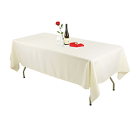 Nappe rectangulaire en polyester de haute qualité, nappes décoratives de luxe pour banquet et mariage