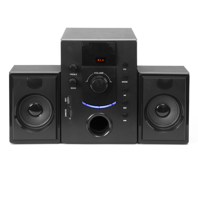 2.1ch Multimedia Speakers With Lcd Display Home Theatre System Multimedia Speaker