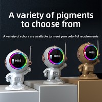 Robot espacial adorable con IA, altavoz, radio, chat de voz, canto, iluminación LED RGB para control por voz, juguete tecnológico creativo para niños