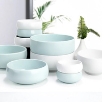 HANBI Melamin-Glasierte Kleine Schüssel Personalisierte Koreanische Bibimbap Kimchi Suppe Kommerzielle Porzellanähnliche Kunststoff Mikrowellengeeignete Schüssel