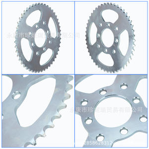 Kit de pignon de karting, 60 dents, alésage de 25,4 mm, pignon à chaîne à rouleaux en acier pour réparation de chaîne 420 - Product Image 5