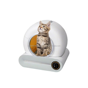 2025 nouveau Design boîte à litière pour chat intelligente en plastique argenté avec accessoire de fonction d'auto-nettoyage automatique pour boîte à litière pour chat Robot - Product Image 3