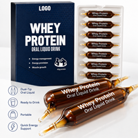 Minuman Protein Whey Cair Suplemen Protein Nutrisi Olahraga Pendukung Otot Pendukung Energi Siap Minum Portabel Alami