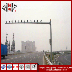 H6.5mロードモニター亜鉛メッキ<span class=keywords><strong>CCTV</strong></span>カメラポール耐候性 - Product Image 5